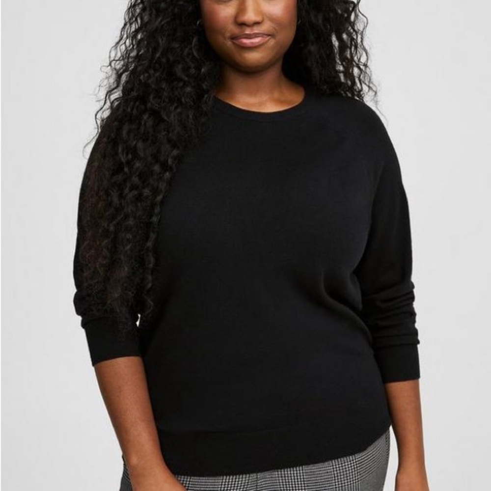 torrid Black Crewneck Sweater - Pullover Knit